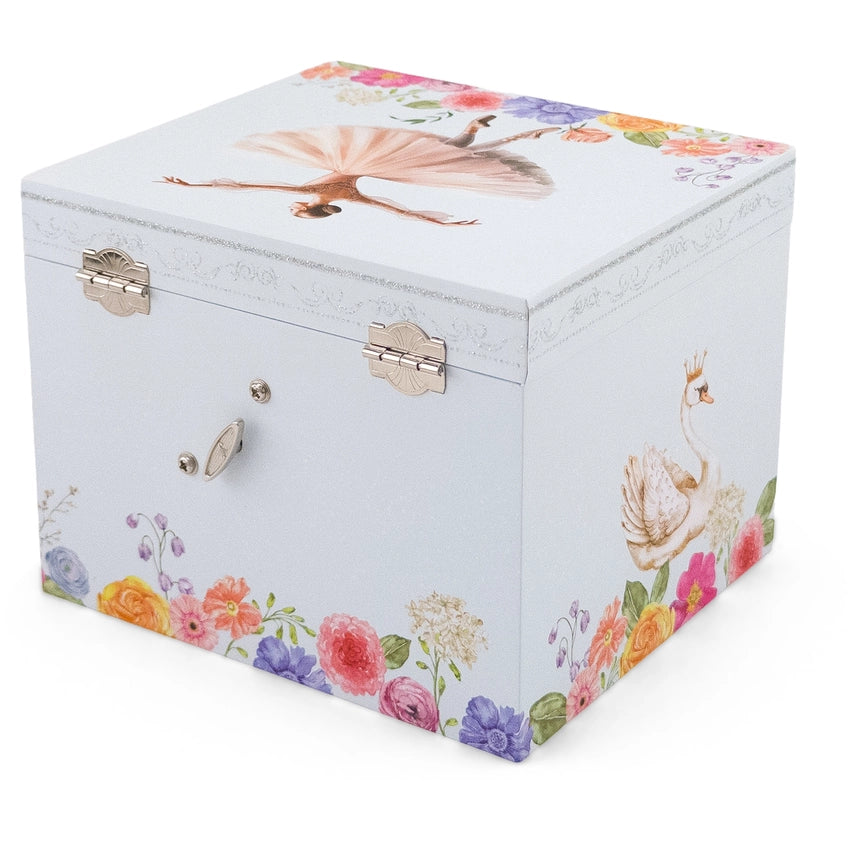 „Muzikinė dėžutė su 2 stalčiukais – balerina“