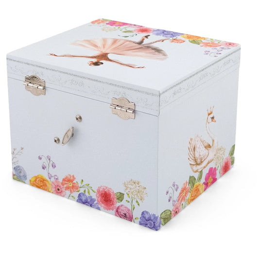 „Muzikinė dėžutė su 2 stalčiukais – balerina“