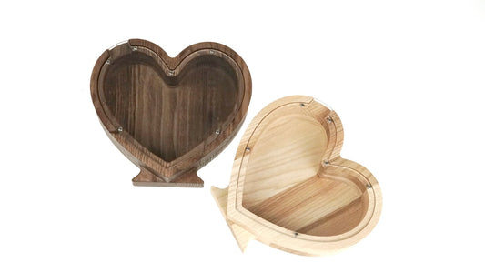 Medinė Taupyklė Širdelė